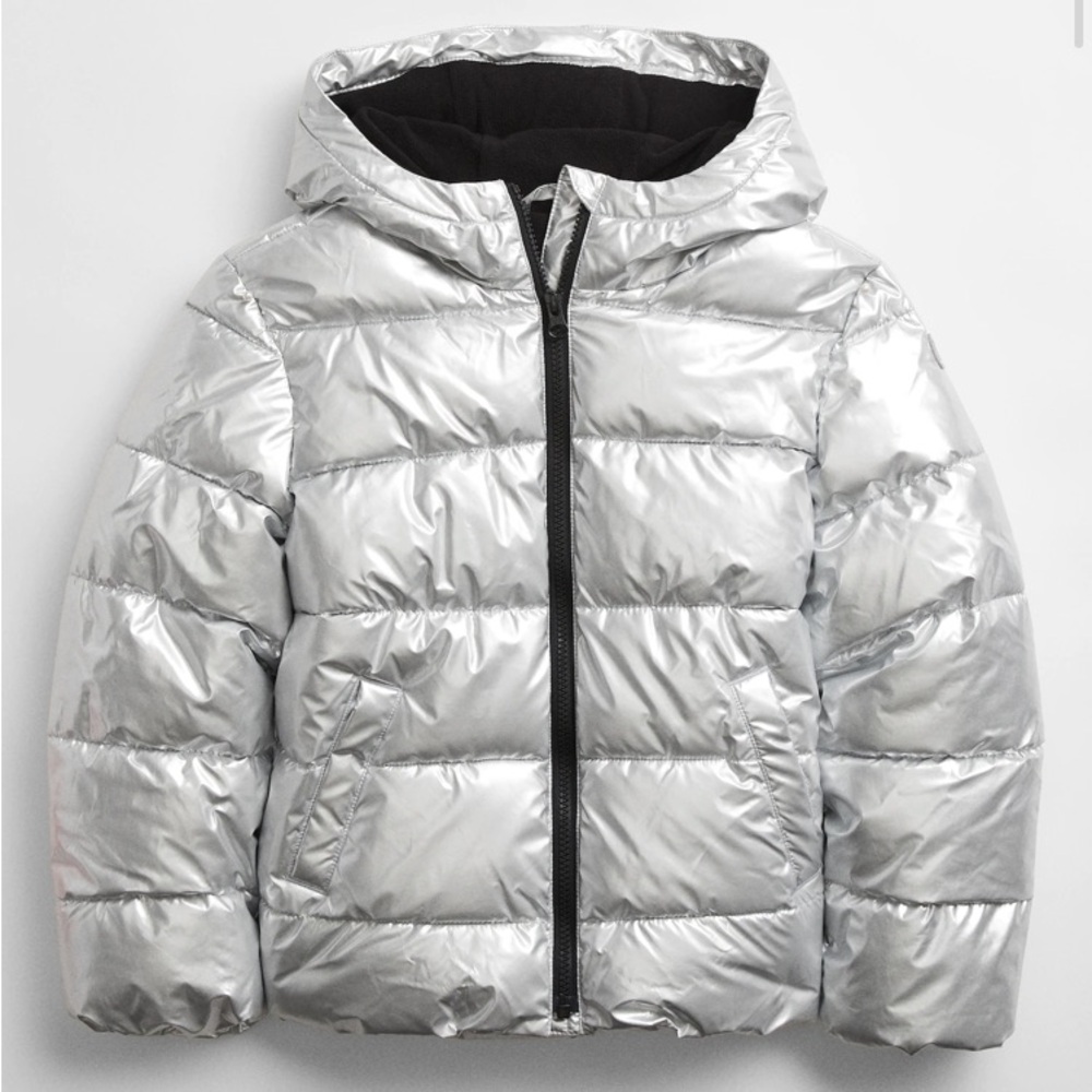 Kids ColdControl Metallic Puffer Jacket M (6-7 years) - Picture 2 of 2
